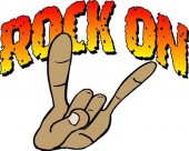 rock on hand