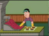 Family Guy: Where do hamburgers come from?