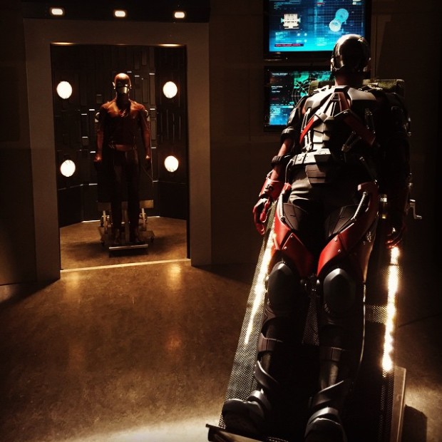 The Atom suit in Star Labs